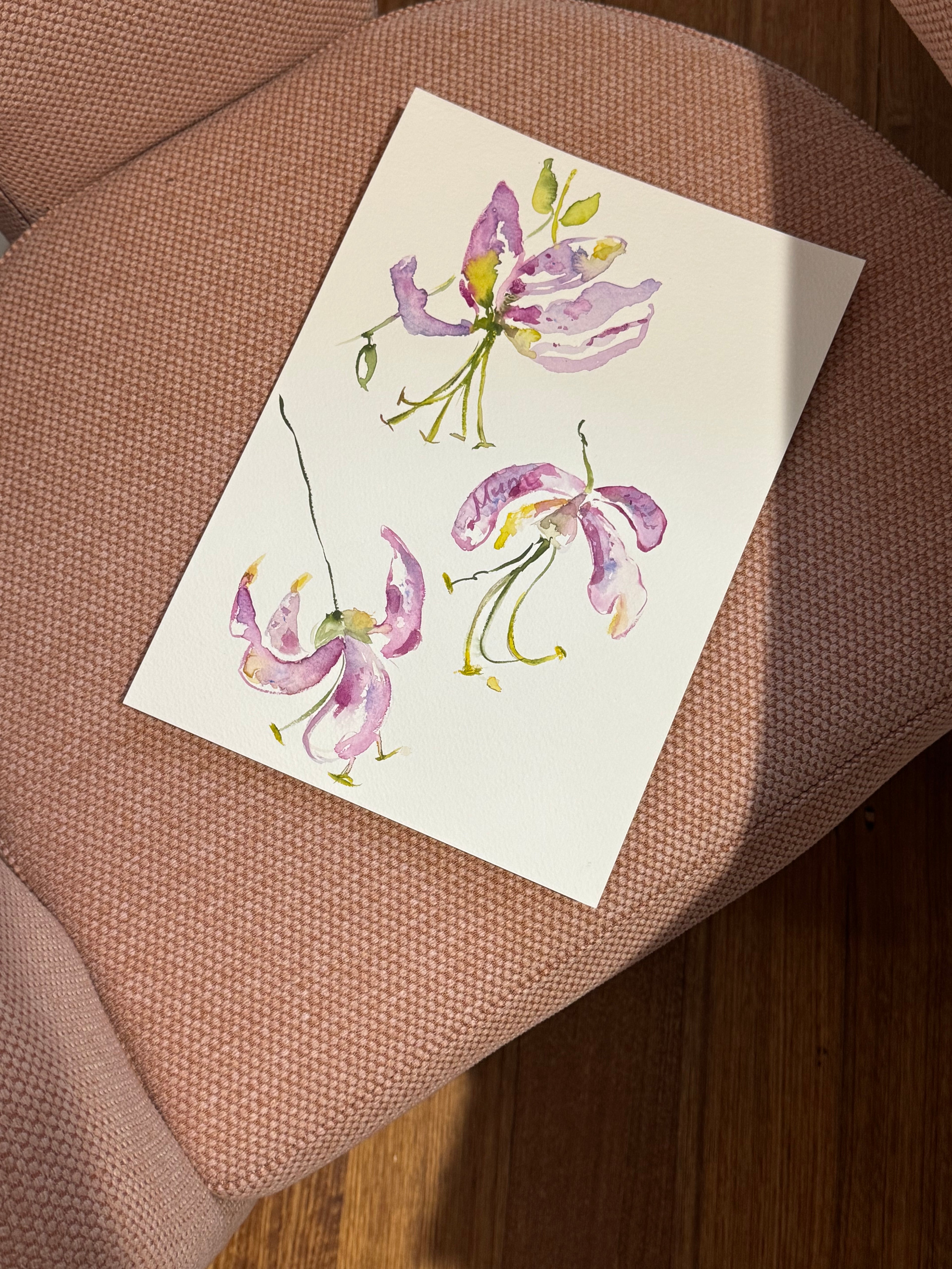 Deep Violet Lily